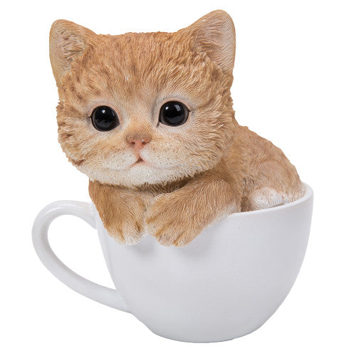 TABBY TEACUP KITTEN C/12 Summit Collection Gifts