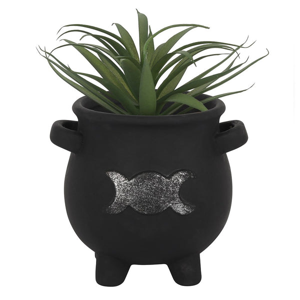 moon plant pot TRIPLE MOON CAULDRON PLANTER POT C/12 – Summit Collection Gifts