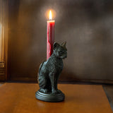 FAUST'S FAMILIEAR CAT CANDLEHOLDER C/18