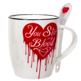 YOU STIR MY BLOOD MUG & SPOON SET C/36/24