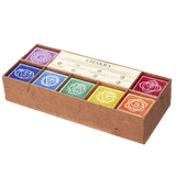 SEVEN CHAKRA SYMBOL CANDLES (6/12) C/12