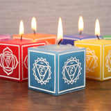 SEVEN CHAKRA SYMBOL CANDLES (6/12) C/12