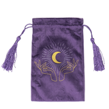 TAROT MOON HANDS DRAWSTRING POUCH 6PC PACK C/25