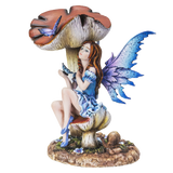 MUSHROOM FAIRY W/ BUTTERFLY C/12