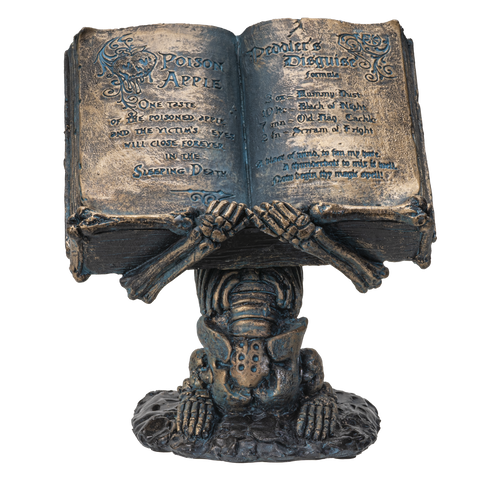 SKULL W/SPELL BOOK C/12