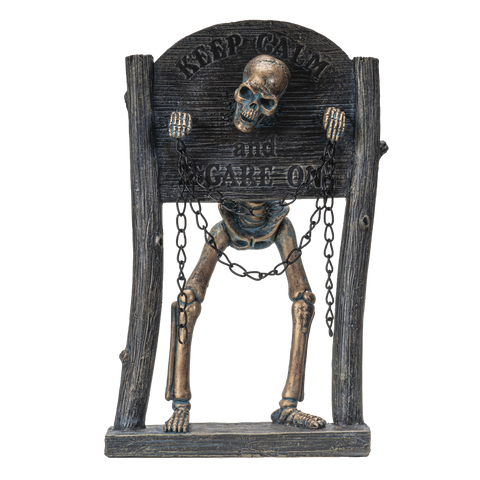 SKELETON IN PILLORY C/8