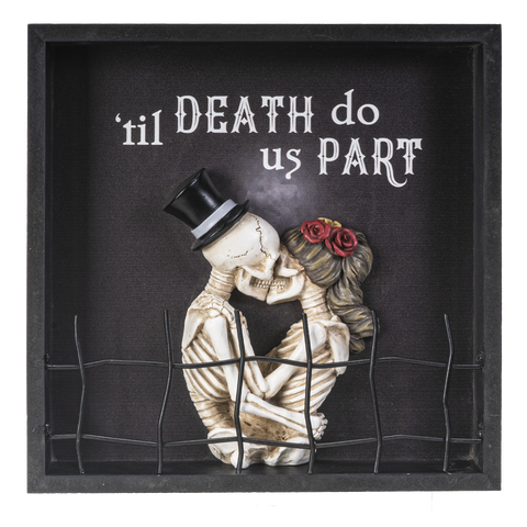 TIL DEATH DO US PART WALL PLAQUE C/6