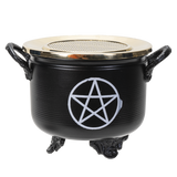 PENTAGRAM CAULDRON INCENSE BURNER C/30