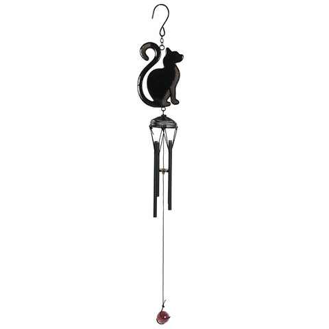 BLACK CAT WIND CHIME C/72