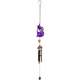 PURPLE SLINKY CAT WIND CHIME C/96