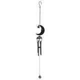 BLACK CRESCENT MOON WIND CHIME C/60