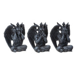 HEAR, SPEAK, SEE NO EVIL BAPHOMETS C/24