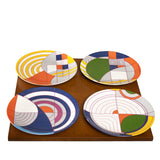 FLW - MAX HOFFMAN RUG DESSERT PLATES SET OF 4 C/12