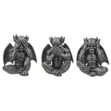 HEAR, SEE, SPEAK NO EVIL GARGOYLES C/4