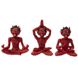 RED DEVIL YOGA SET (S/3) C/6