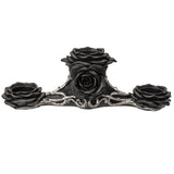 BLACK ROSE TRIPLE VOTIVE HOLDER C/12