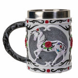 TRIBAL ROSE TANKARD C/24