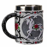 TRIBAL ROSE TANKARD