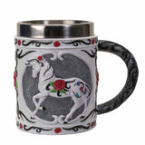 TRIBAL ROSE TANKARD C/24