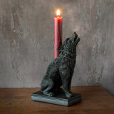 ULULA NOCTIS WOLF CANDLEHOLDER C/12