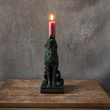 ULULA NOCTIS WOLF CANDLEHOLDER C/12