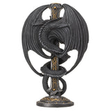 DARK DRAGON CANDLEHOLDER C/12