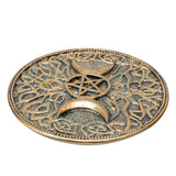 TRIPLE MOON INCENSE BURNER C/36