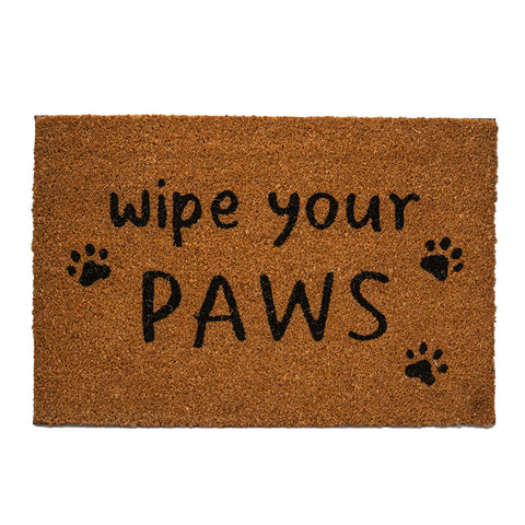 WIPE YOUR PAWS DOORMAT C/10