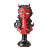 LADY DEVIL BUST W/LED LIGHT C/12