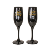 TIL DEATH DO WE PART CHAMPAGNE FLUTES C/24