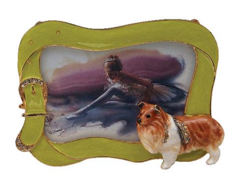 Collie Picture Frame