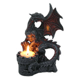 DRAGON CANDLE HOLDER, C/12