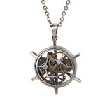 DISC-STEAMPUNK HELM NECKLACE C/60