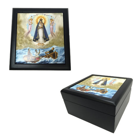 LADY OF CHARITY TILE BX/24