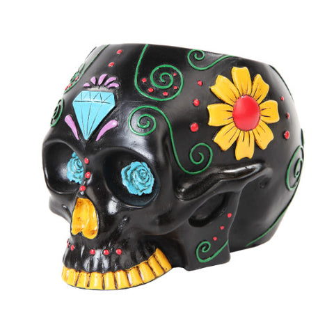 D.O.D Skull Canister Candy Jar