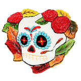 DOD SKULL HEART DISH C/32