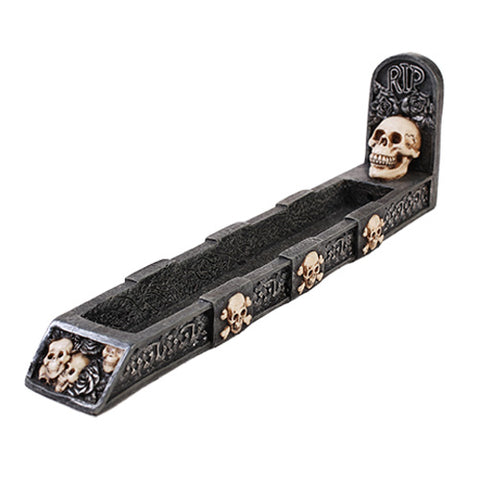 Skull Tomb Incense Burner