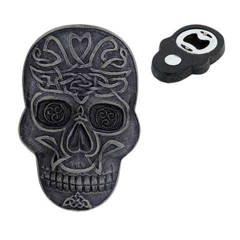 Celtic Skull Magnet & Bottle Opener