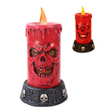 DISC-SKULL LED CANDLE  C/24 MINIMUM OF 2