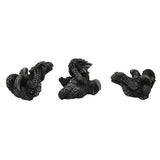 ^NO EVIL COLOR DRAGONS SET OF 3, C/16