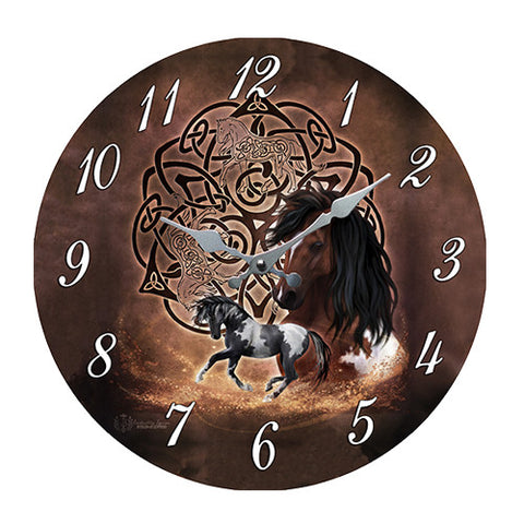 Celtic Horse Clock