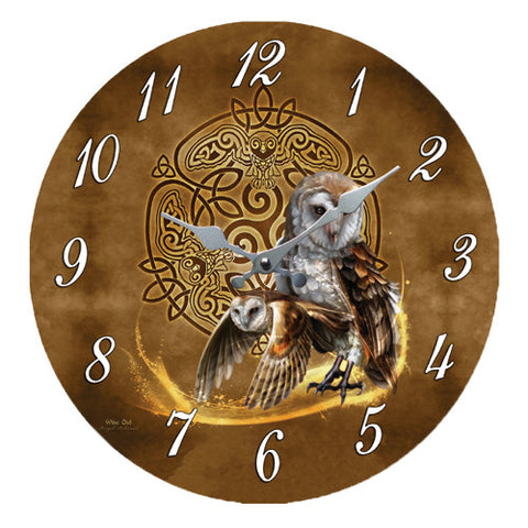 Celtic Owl Clock
