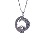 DISC-STEAMPUNK NECKLACE C/60 MINIMUM OF 2
