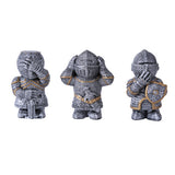 No Evil Knights Set of 3