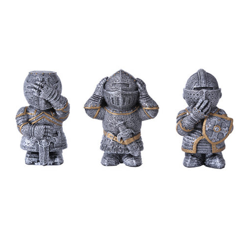 No Evil Knights Set of 3