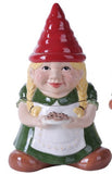 LADY GNOME COOKIE JAR C/6