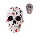 DISC-POKER SKULL BOTTLE OPENER C/96