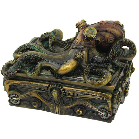 ^STEAMPUNK OCTOPUS BOX, C/24