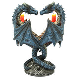 DOUBLE DRAGON CANDLEHOLDER C/12