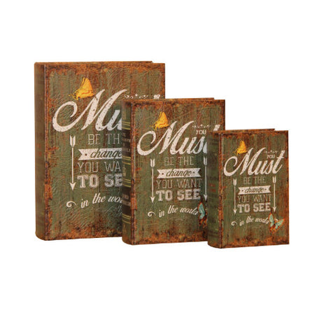 DISC-CHANGE BOOK BOX SET OF 3 C/8 MINIMUM OF 2